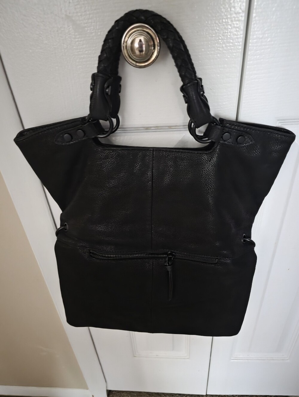 Elliott Luca Black Leather Purse